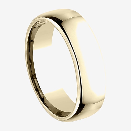 Unisex Adult 6.5MM 10K Gold Wedding Band