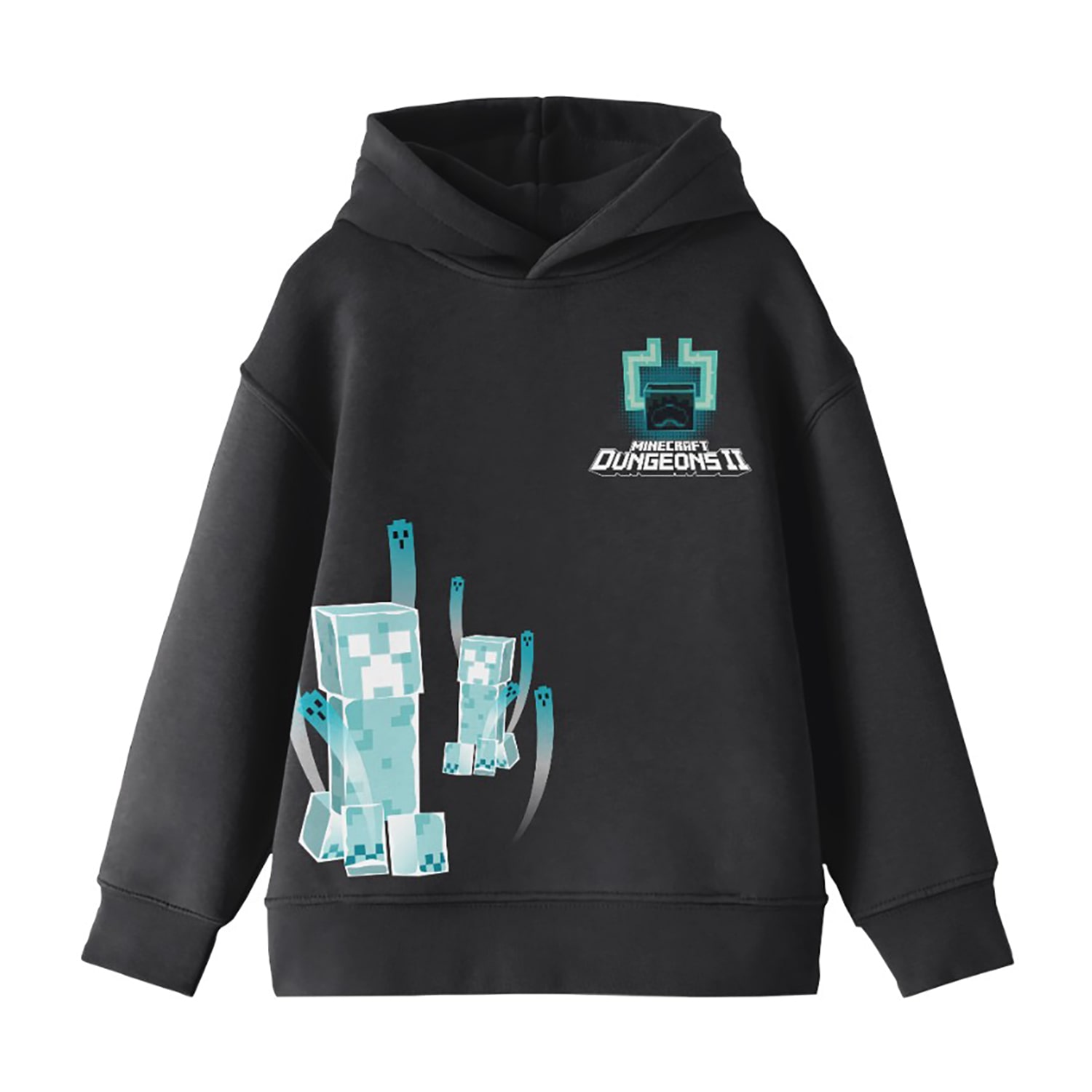 Little & Big Kid Boys Long Sleeve Minecraft Fleece Hoodie