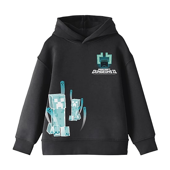Little & Big Kid Boys Long Sleeve Minecraft Fleece Hoodie