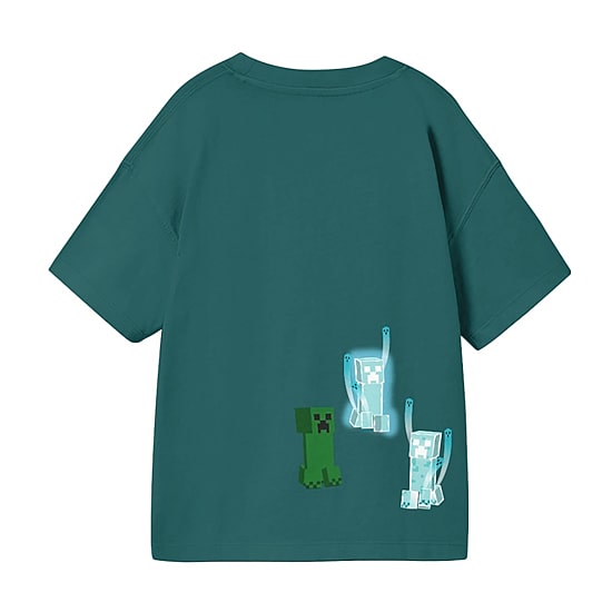 Little & Big Kid Boys Crew Neck Short Sleeve Oversized Minecraft Graphic T-Shirt