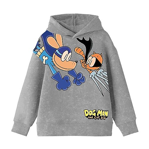 Bioworld Little & Big Kid Boys Long Sleeve Fleece Hoodie In Gray