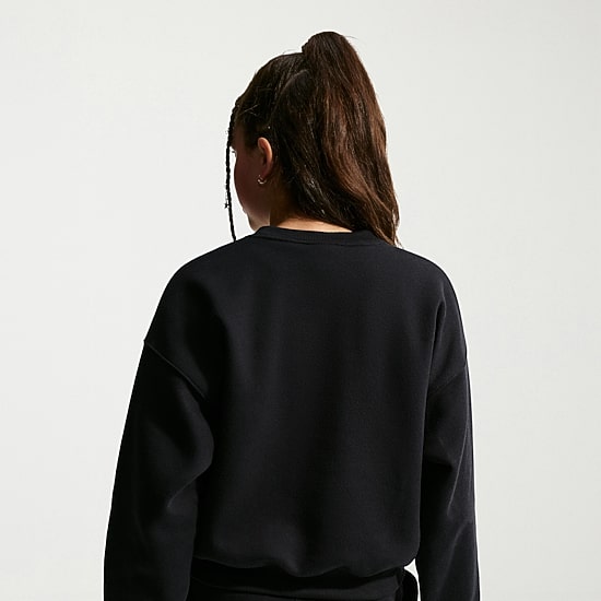 Nike Studio Big Kid Girls Crew Neck Fleece Long Sleeve Sweatshirt