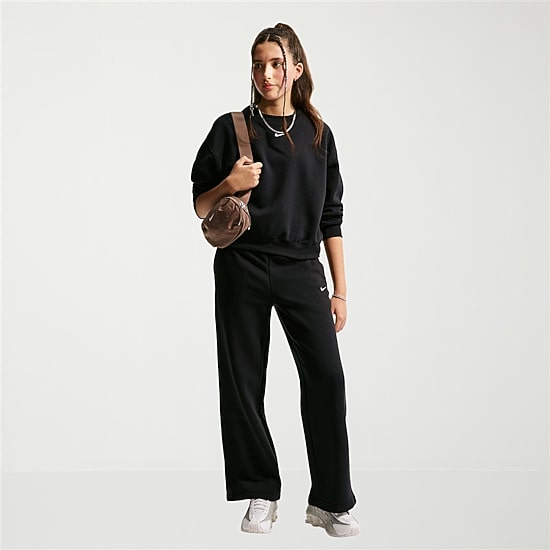 Nike Studio Big Kid Girls Crew Neck Fleece Long Sleeve Sweatshirt