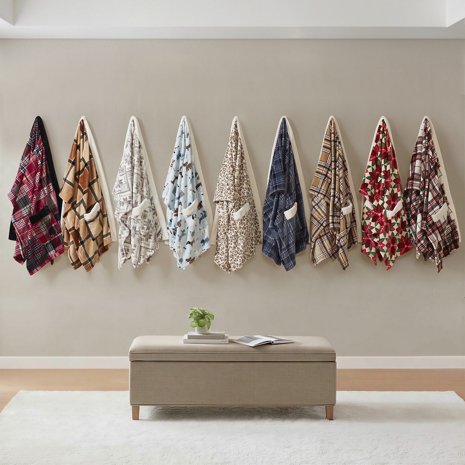 True North Plush Throw Wrap