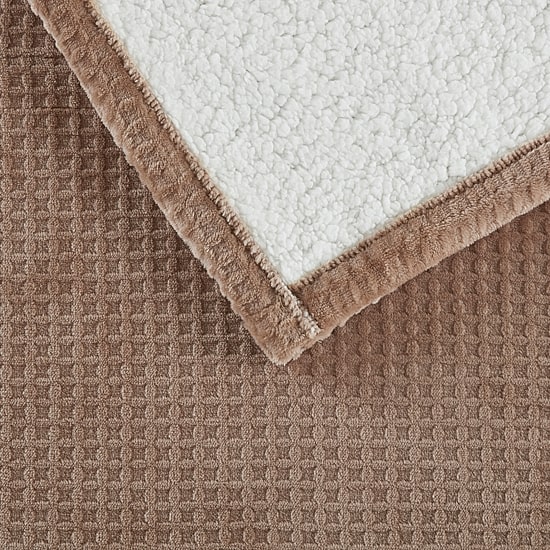 Beautyrest Waffle Plush Heated Blanket with programmable controller