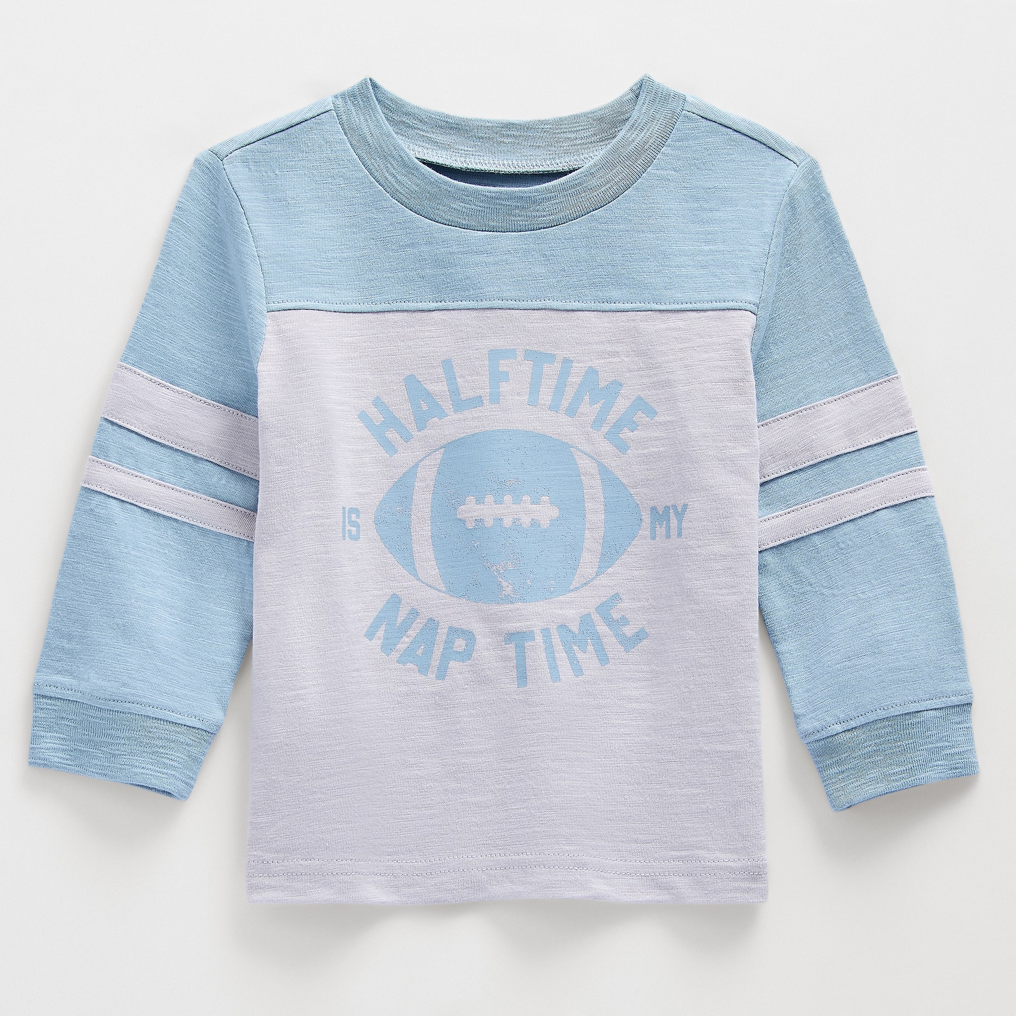 Okie Dokie Baby Boys Crew Neck Long Sleeve Regular Fit Graphic T-Shirt