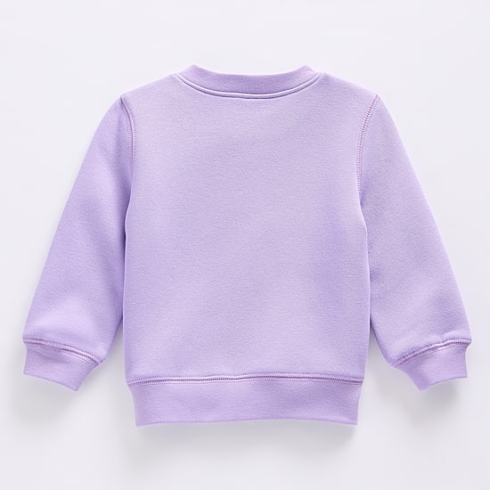 Okie Dokie Baby Girls Crew Neck Fleece Long Sleeve Sweatshirt