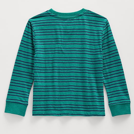 U.S. Polo Assn. Toddler Boys Crew Neck Long Sleeve T-Shirt