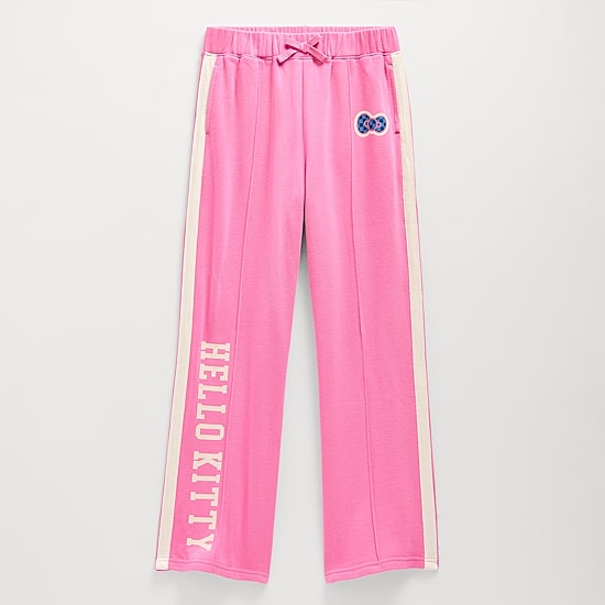 Little & Big Kid Girls Straight Regular Fit Hello Kitty Pull-On Pant