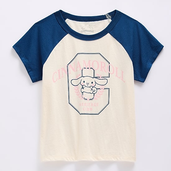 Little & Big Kid Girls Crew Neck Short Sleeve Regular Fit Cinnamoroll Graphic T-Shirt