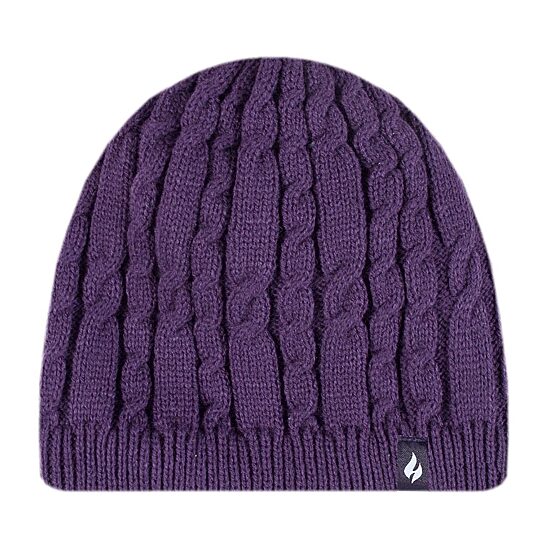 Heat Holders  Alesund Cable Knit Womens Moisture Wicking Beanie