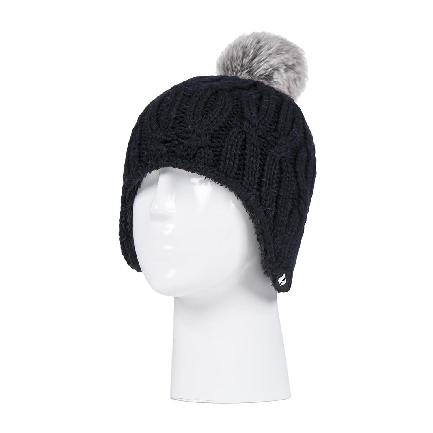 Heat Holders  Nikki Cosy Ears Womens Moisture Wicking Beanie