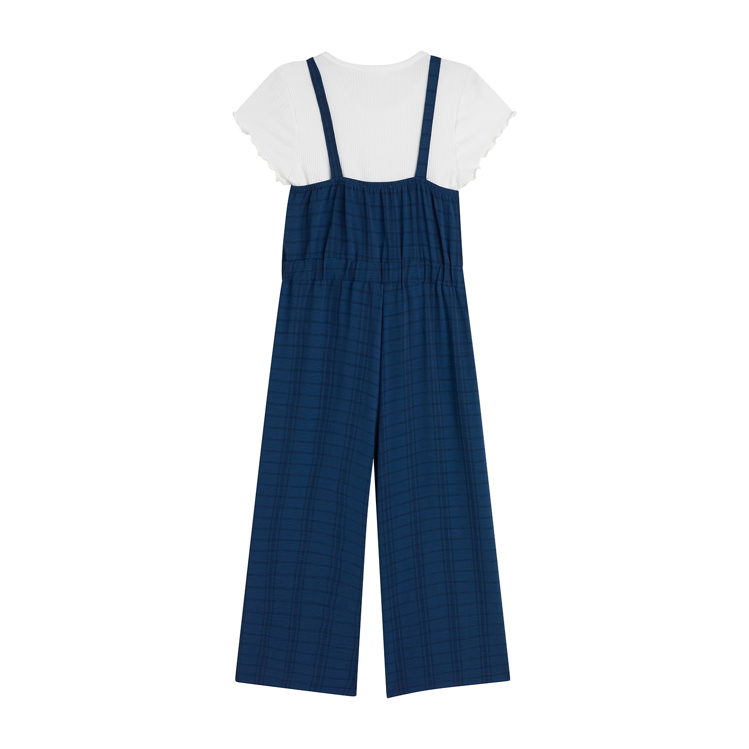 Knit Works Big Kid Girls Round Neck Short Sleeve 2-pc. Jumpsuit