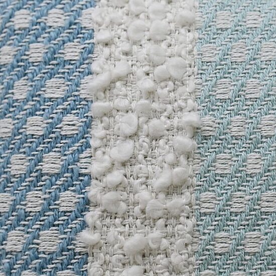 Vibhsa Buttknot Edging Rectangular Throw Pillow