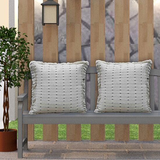 Vibhsa Layered Super Soft Square Throw Pillow