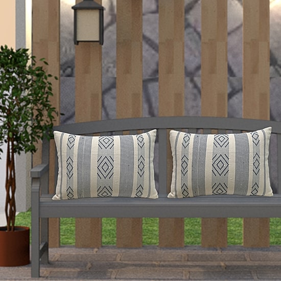 Vibhsa Jacquard Woven Rectangular Throw Pillow
