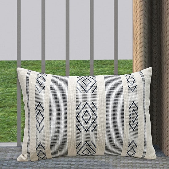 Vibhsa Jacquard Woven Rectangular Throw Pillow