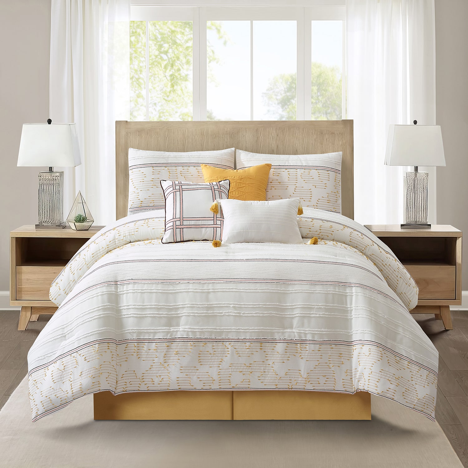 Stratford Park Holly 7pc Lightweight Comforter Set