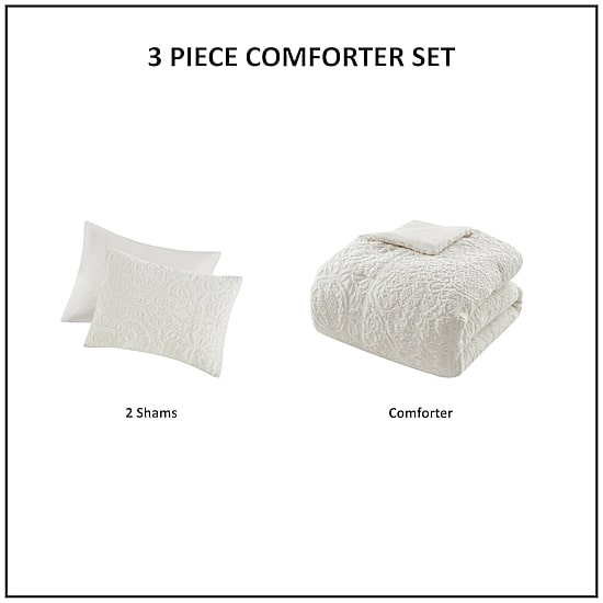 Madison Park Eliana 3-pc. Midweight Comforter Set