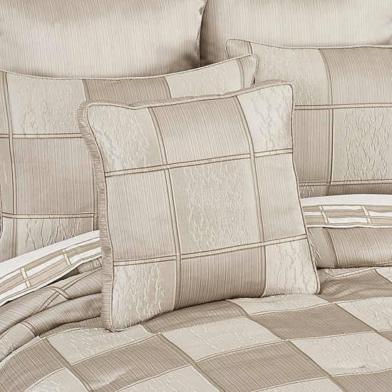 Queen Street Benton Flax Square Throw Pillow