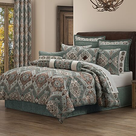 Queen Street Anzalone 4-pc. Midweight Comforter Set, Color: Spa