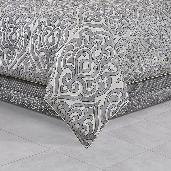 Queen Street Bylthe Pewter 4-pc. Midweight Comforter Set