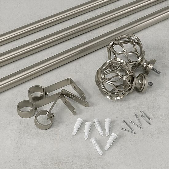 Umbra Cage Ball 1 IN Adjustable Curtain Rod