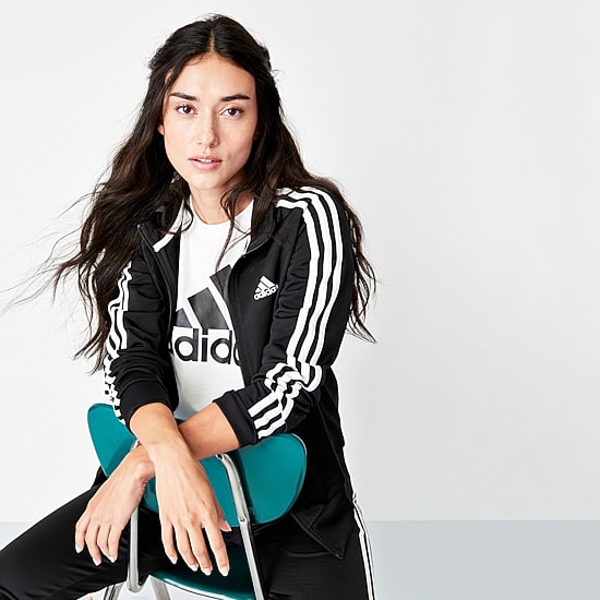 adidas Womens Tapered Mid Rise Classic Fit Sweatpant