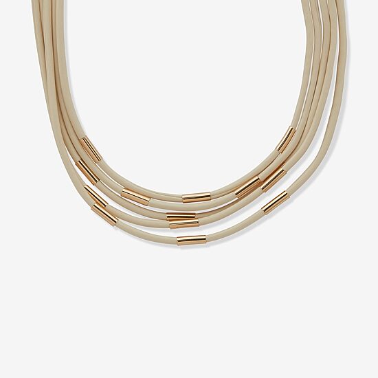 Worthington Gold Tone Womens 9 1/2 Inch Collar Necklace