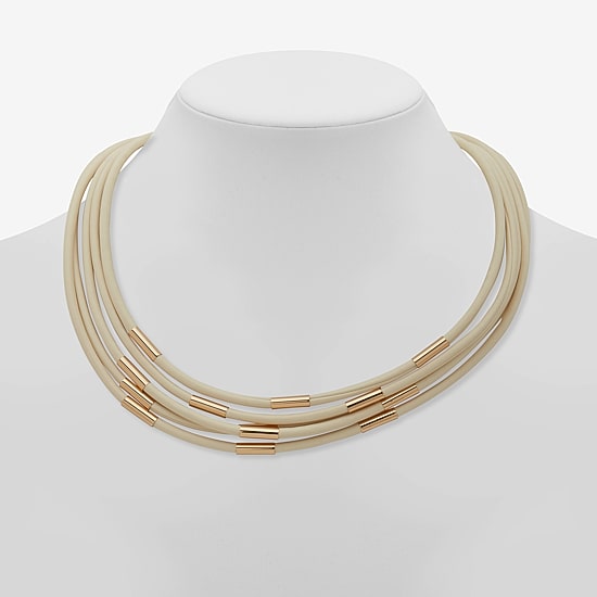 Worthington Gold Tone Womens 9 1/2 Inch Collar Necklace