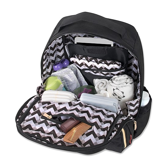 Fisher-Price Adjustable Straps Cell Phone Pocket Diaper Bag