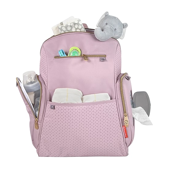 Fisher-Price Adjustable Straps Cell Phone Pocket Diaper Bag