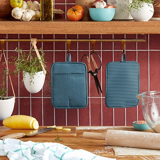 KitchenAid Ribbed Soft Silicone 2-pc. Pot Holder Set