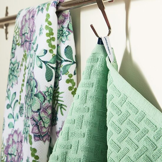 Town And Country Succulents 3-pc. Kitchen Towel Set