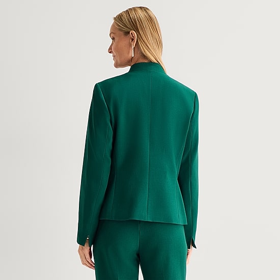 Black Label by Evan-Picone Womens Classic Fit Suit Jacket