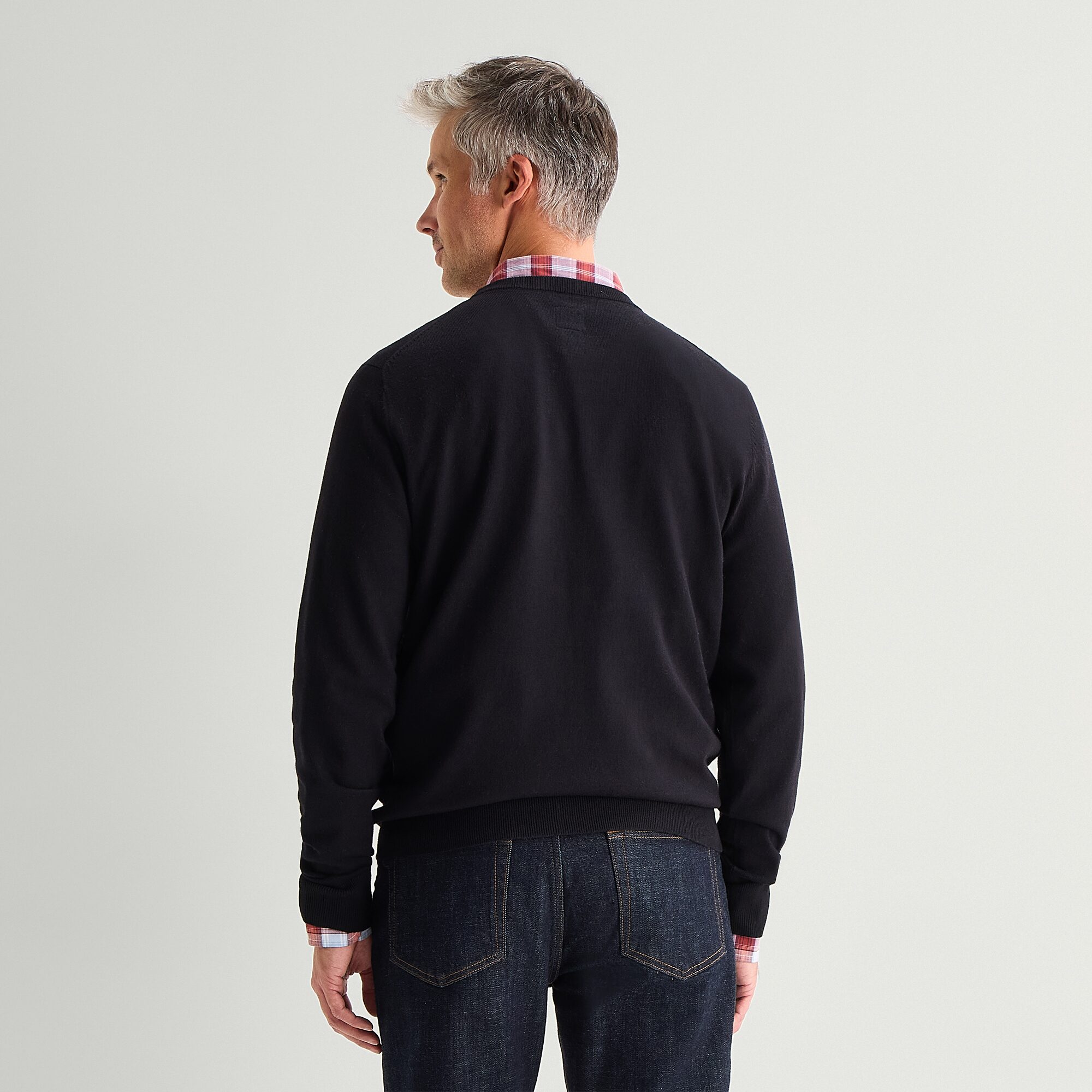 St. John's Bay Fine Gauge Mens Crew Neck Long Sleeve Pullover Sweater