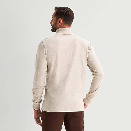 St. John's Bay Interlock Mens Long Sleeve Classic Fit Turtleneck