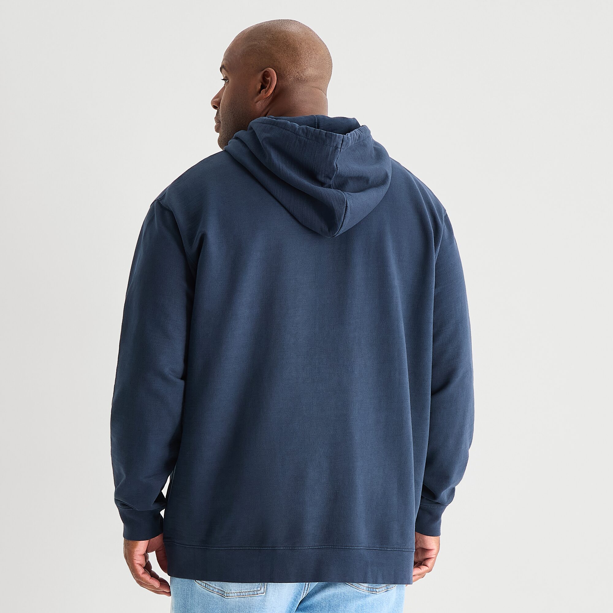 mutual weave Mens Long Sleeve Big and Tall Hoodie
