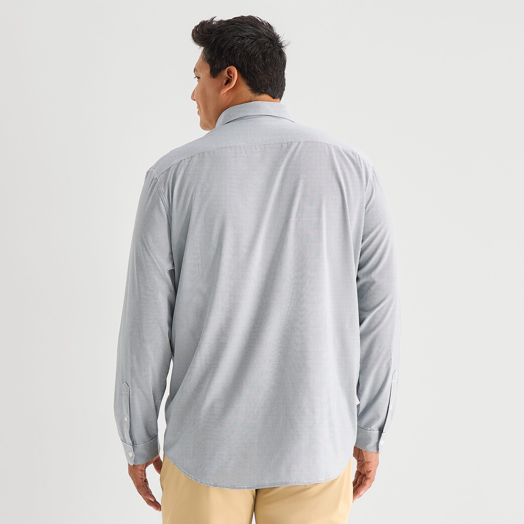 Stylus Mens Long Sleeve Regular Fit Big and Tall Button-Down Shirt