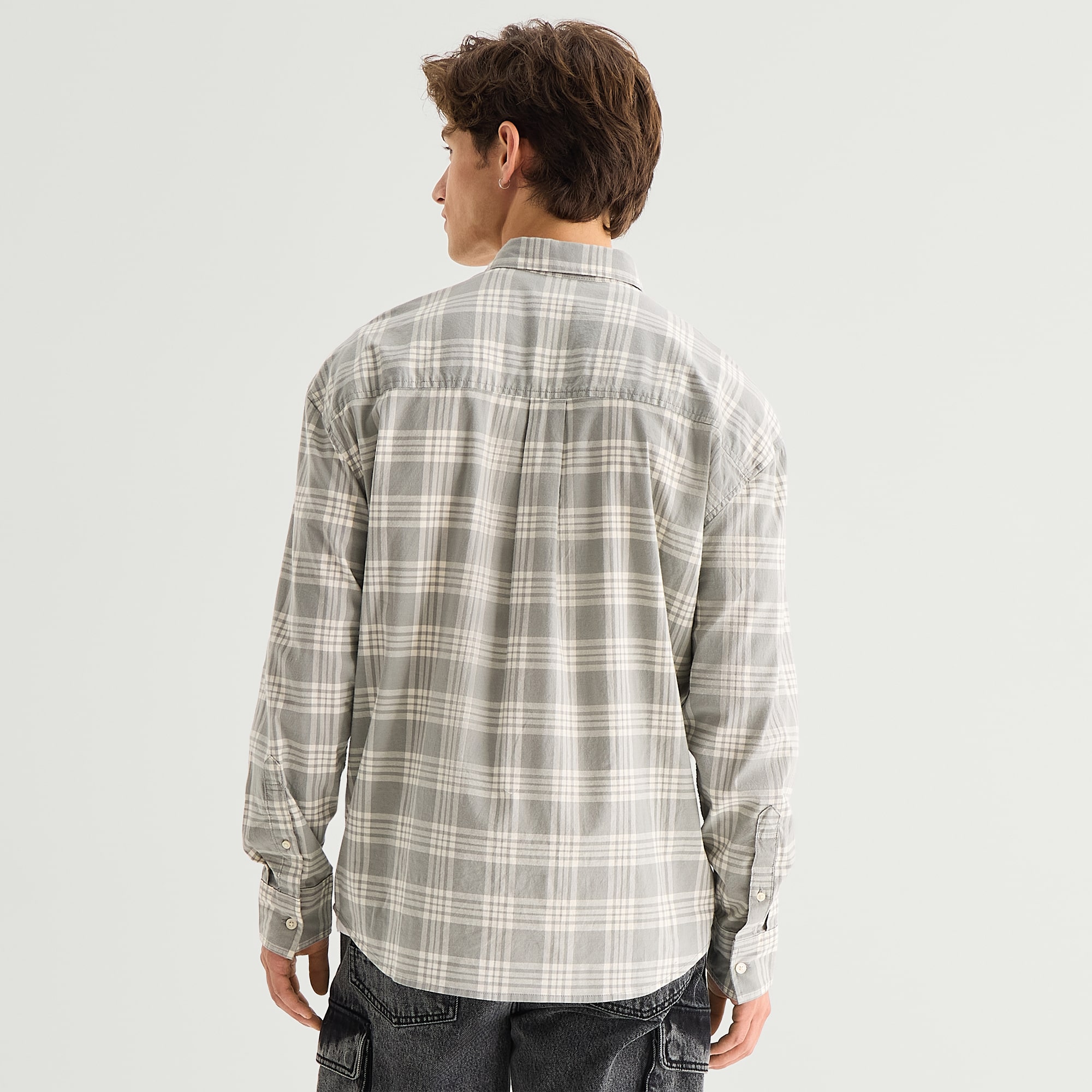 Arizona Mens Long Sleeve Oversized Button-Down Shirt