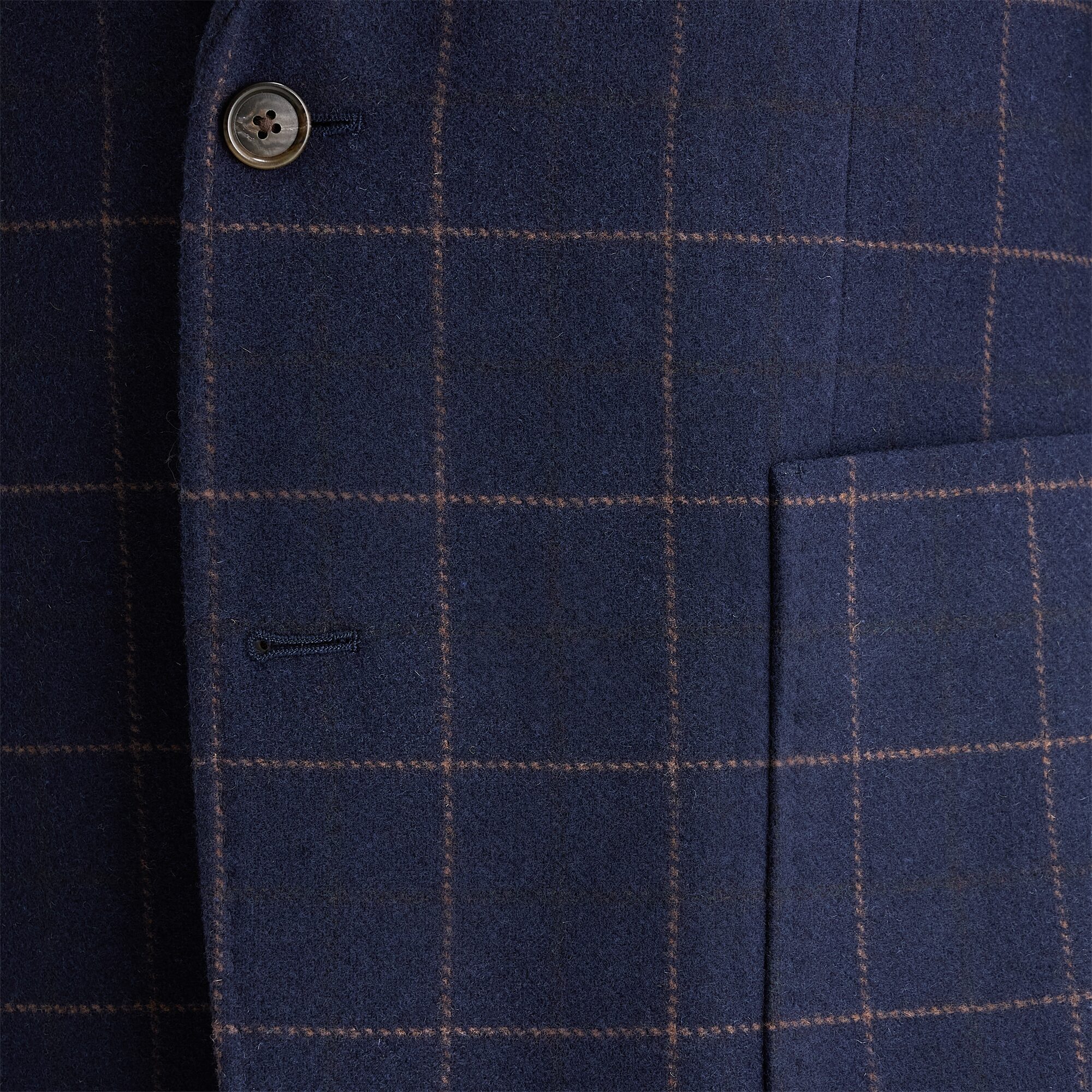 Stafford Window Plaid Mens Plaid Classic Fit Sport Coat