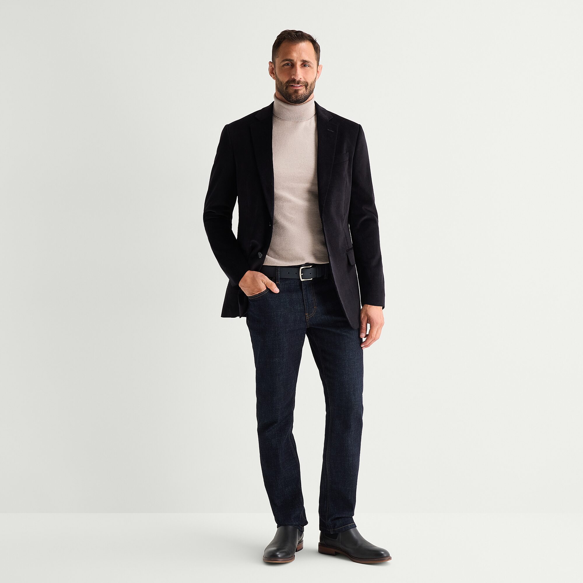 Stafford Corduroy Mens Classic Fit Sport Coat