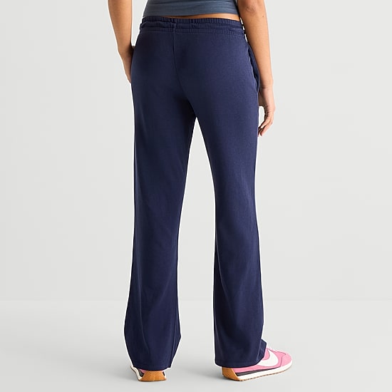 Arizona Womens Juniors Bootcut Sweatpant