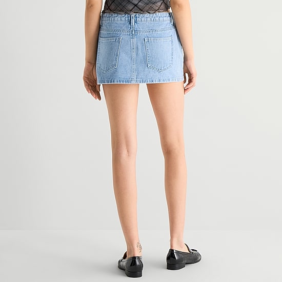 Forever 21 Womens Juniors Mini Denim Skirt
