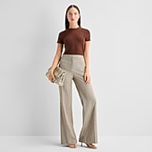 Worthington Womens Fit and Flare Pant