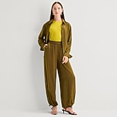 Worthington Womens Pull On Balloon Pant