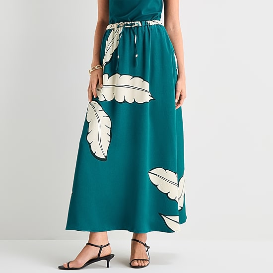 Worthington Womens Maxi Skirt