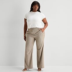 Plus Plaid Pants - Women | JCPenney