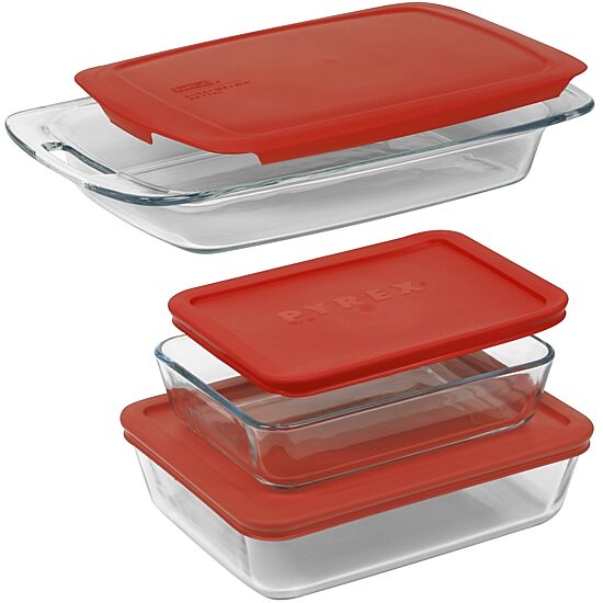 Pyrex® 6-pc. Easy Grab Bakeware Set