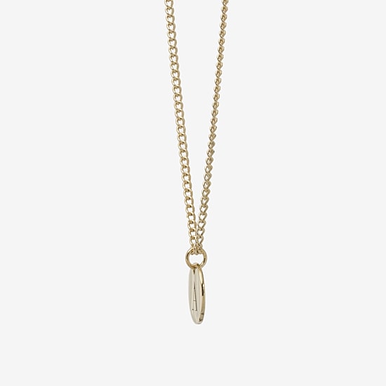 Womens 14K Gold Over Silver 16 Inch Name Necklace
